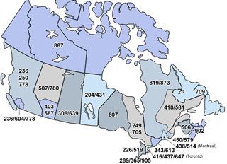Area Code Map