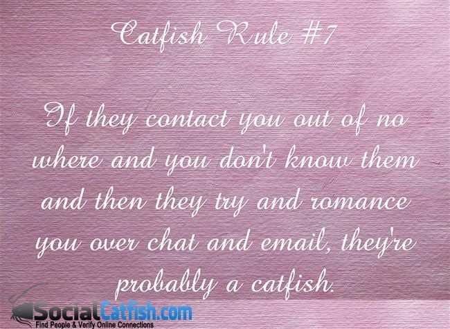 if they contact you out of no where